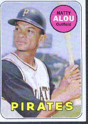 1969 Topps Baseball Cards      490     Matty Alou